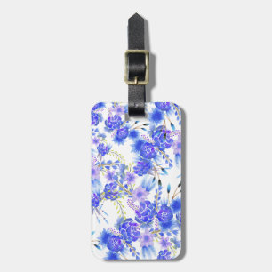 Mönster för blommor för elegant bagagebricka