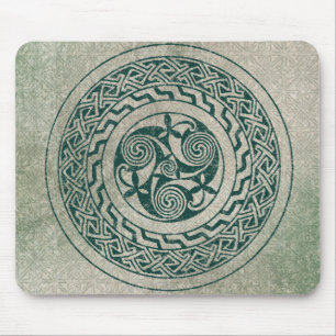 Mönster för CelticKnotwork irländskt medaljong  Musmatta