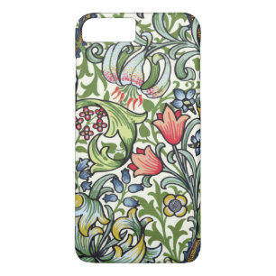 Mönster för Chintz William Morris för guld- lil