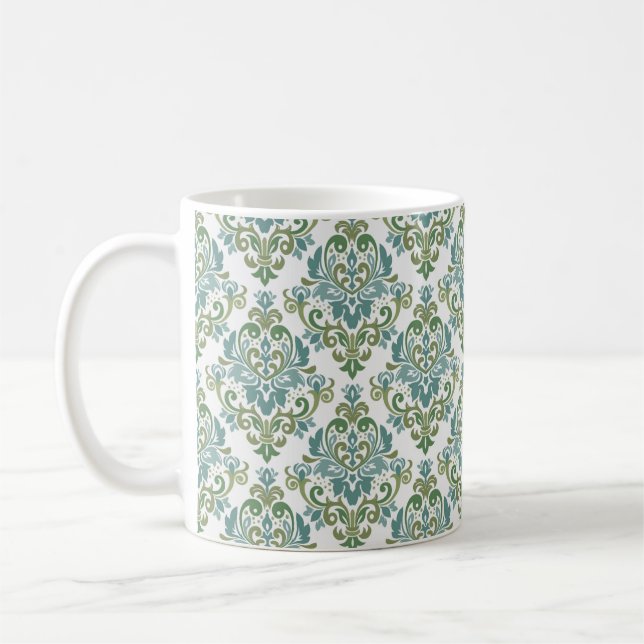 Mönster för dekorationsskada för elegant två Färg Kaffemugg (Vänster)