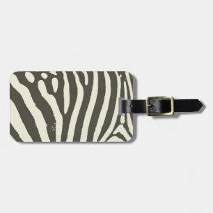 Mönster för djurutskrift för Zebra Rand Bagagebricka