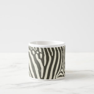 Mönster för djurutskrift för Zebra Rand Espressomugg