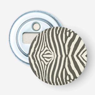 Mönster för djurutskrift för Zebra Rand Flasköppnare