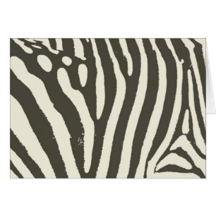 Mönster för djurutskrift för Zebra Rand Hälsningskort