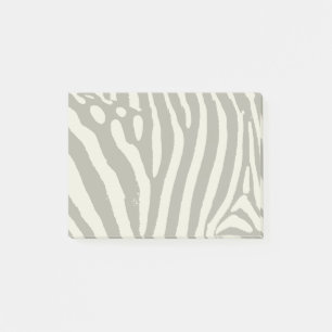 Mönster för djurutskrift för Zebra Rand Post-it Block