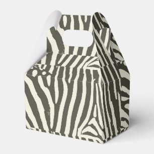 Mönster för djurutskrift för Zebra Rand Presentaskar