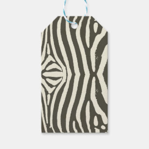 Mönster för djurutskrift för Zebra Rand Presentetikett