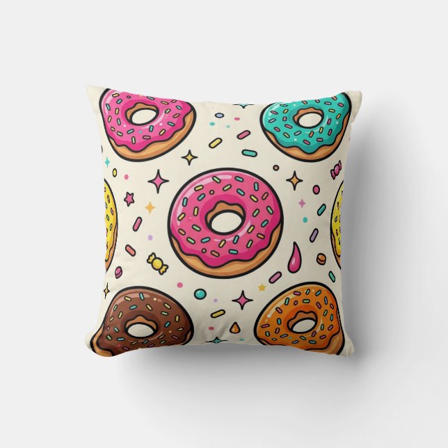 Mönster för Donut Kudde (Framsida)