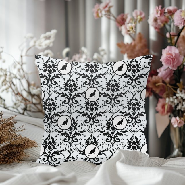 Mönster för elegantens kattmask kudde (Skapare uppladdad)