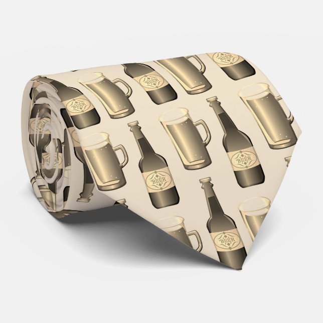 Mönster för för Sepiaölexponeringsglas och flaskor Slips (Rullad)