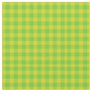 Mönster för Gingham för lövgrönt- och gultkontroll Tyg