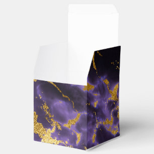 Mönster för glitter för Faux för lilasvartmarm Presentaskar