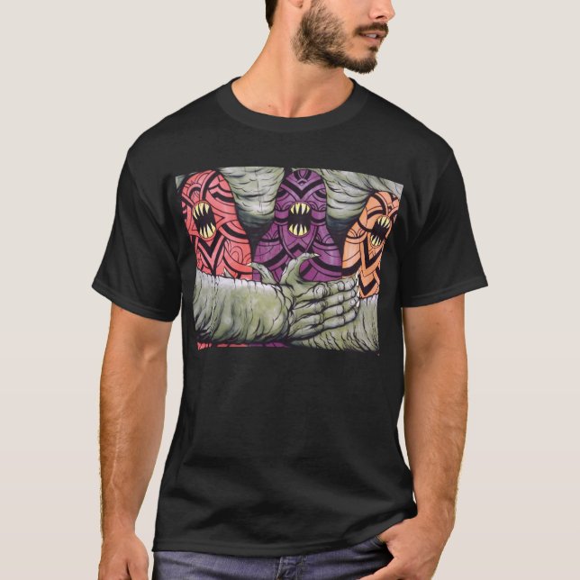 Monster för grafittikonst T T-shirt (Framsida)