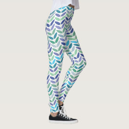 Mönster för gren för naturälskare blom- leggings
