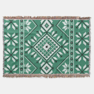 Mönster för grön Southwest för Jade Aztec Filt