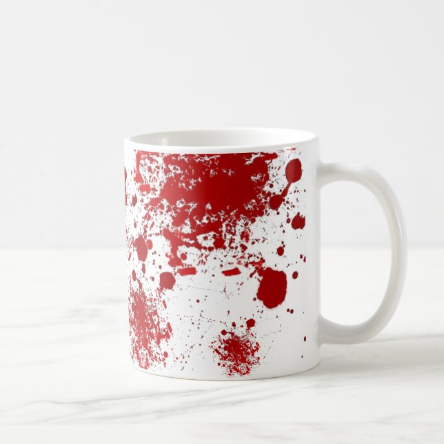 Mönster för Halloween | genomblött blodSplatters Kaffemugg (Höger)