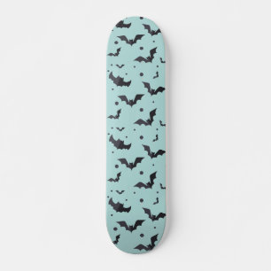 Mönster för Halloween gröntfladdermöss Mini Skateboard Bräda 18,5 Cm