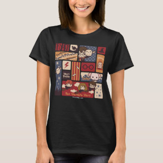 Mönster för Harry Potter tecknadplatser T Shirt