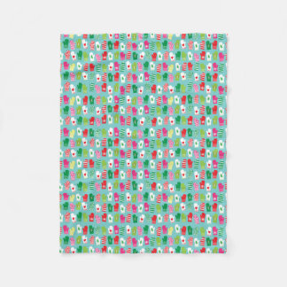 Mönster för julhelgdagMittens Fleecefilt