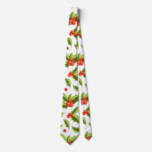 Mönster för juljärnekbär slips