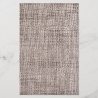 Mönster för kanfasBurlapvintage Brevpapper