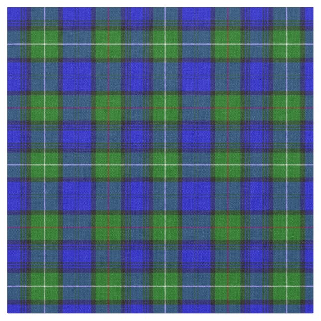 Mönster för klan Mackenzie tartan Tyg (Närbild)