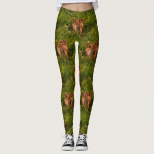 Mönster för konst för babyjordekorrenatur leggings