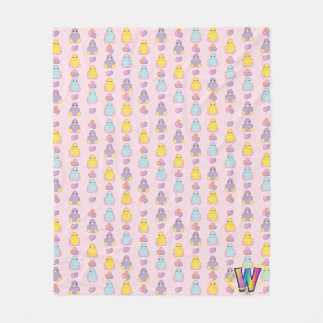 Mönster för Lil vårchick Fleecefilt (Framsidan)