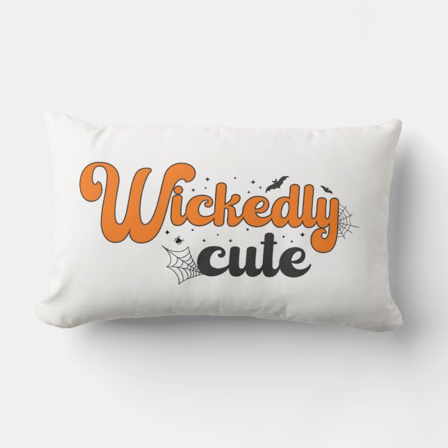 Mönster för magisk Halloween nära Lumbarkudde (Framsida)