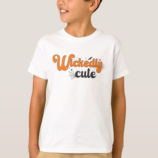 Mönster för magisk Halloween nära T Shirt (Framsida)