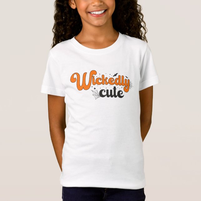 Mönster för magisk Halloween nära T Shirt (Framsida)