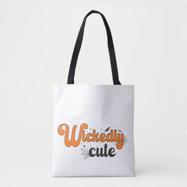 Mönster för magisk Halloween nära Tygkasse (Framsida)