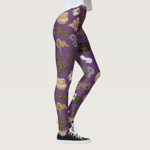 Mönster för morf för bollpytonormorm leggings