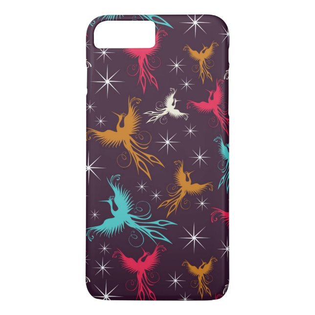 Mönster för Phoenix fågelfigur Case-Mate iPhone Skal (Baksida)