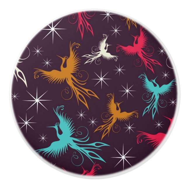 Mönster för Phoenix fågelfigur Knopp (Framsidan)
