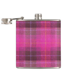 Mönster för pläd för Harris Tweed rosa Fickplunta