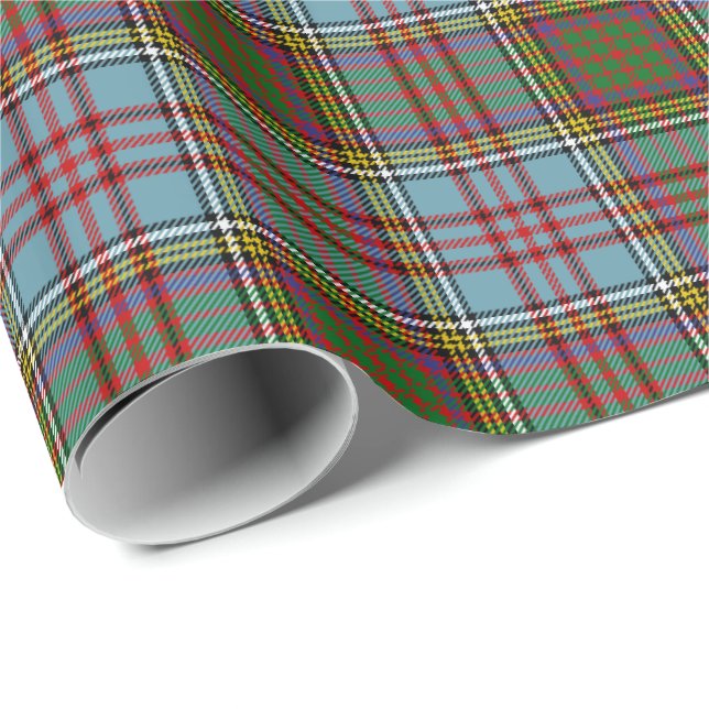 Mönster för pläd för klananderssonTartan Presentpapper (Rullad Hörn)