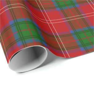 Mönster för pläd för klanChisholm Tartan Presentpapper