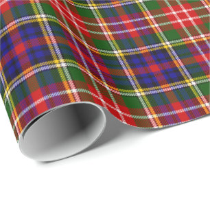 Mönster för pläd för klanChristie Tartan Presentpapper