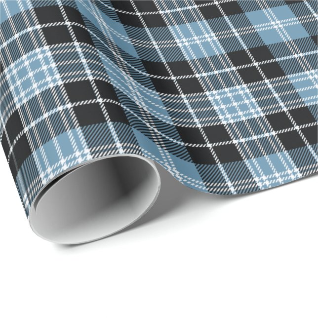 Mönster för pläd för klanClark Tartan Presentpapper (Rullad Hörn)