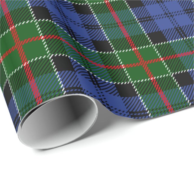 Mönster för pläd för klanColquhoun Tartan Presentpapper (Rullad Hörn)