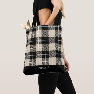 Mönster för pläd för Tartan för MonogramThomp Tygkasse