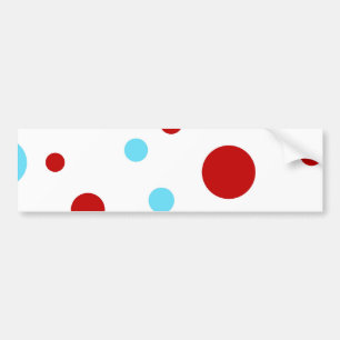 Mönster för polka dots för vit för ljus bildekal