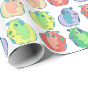 Mönster för popkonstförsökskanin presentpapper