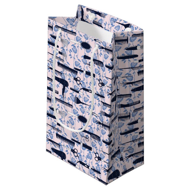 Mönster för ro för skönhetomsorgblått (Framsidan Vinklad)