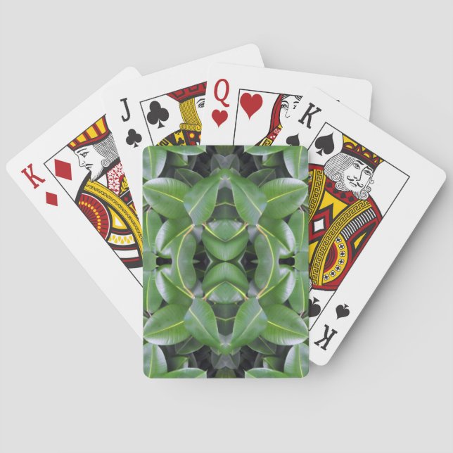Mönster för Rubber träd Spel Kort (Baksidan)