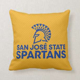 Mönster för San Jose statligt Spartans kolfiber Kudde