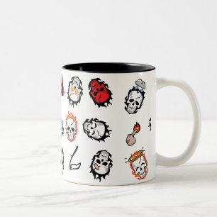 Mönster för självmordSquad Diablo Emoji Två-Tonad Mugg