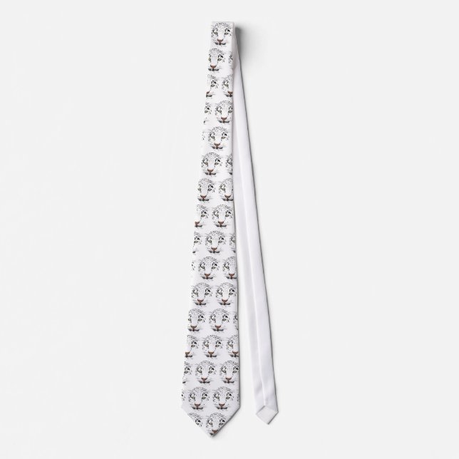 Mönster för snöLeopard Slips (Framsida)