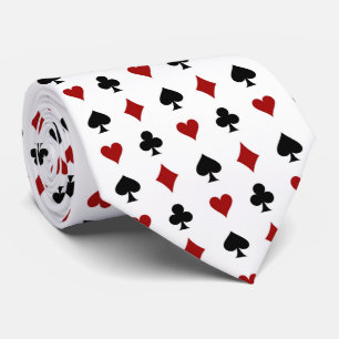 mönster för spel med coola-kort slips